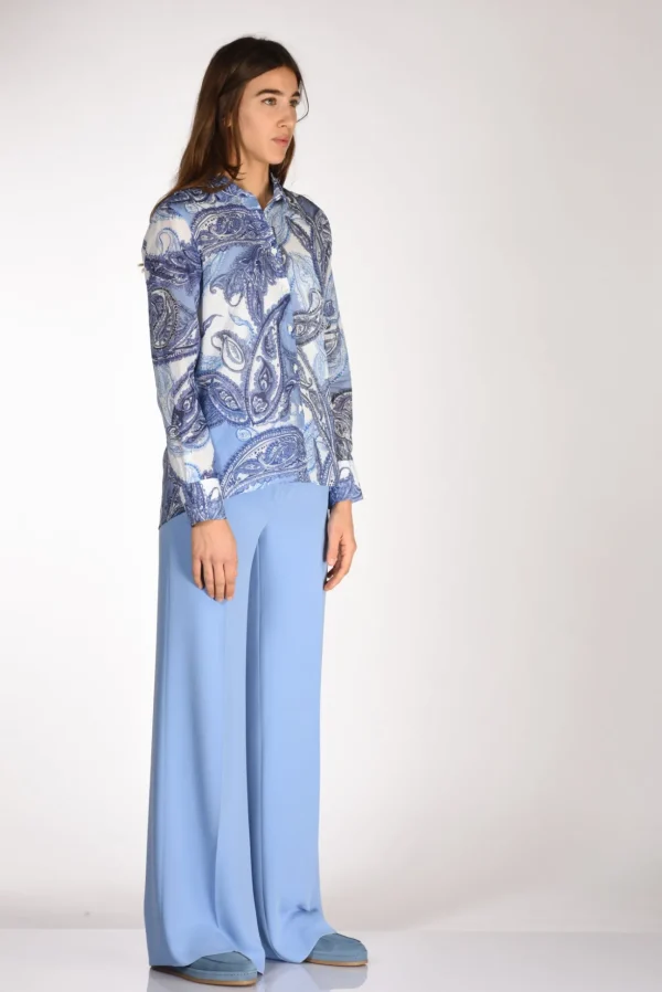 camicia andrea blu/bianco