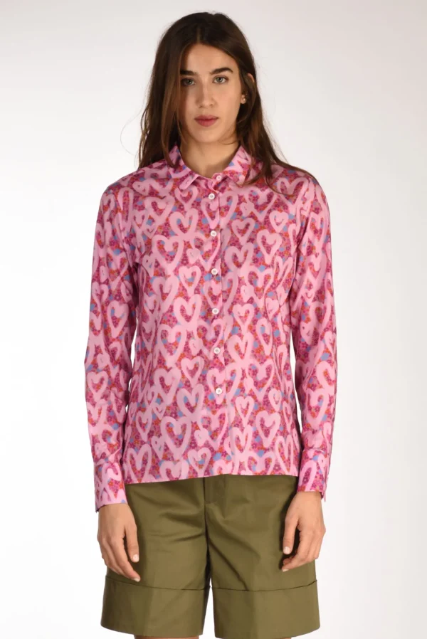 camicia andrea rosa/fucsia