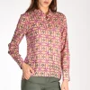 camicia andrea rosa/verde