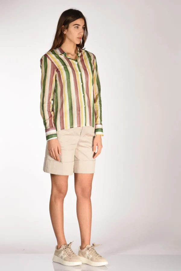 camicia andrea verde/giallo/bianco