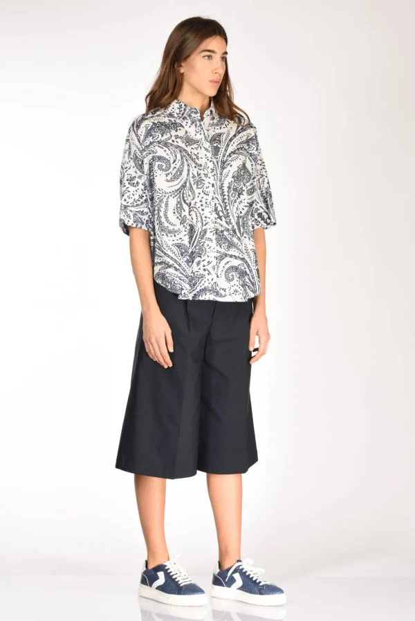 camicia bianca bianco/blu