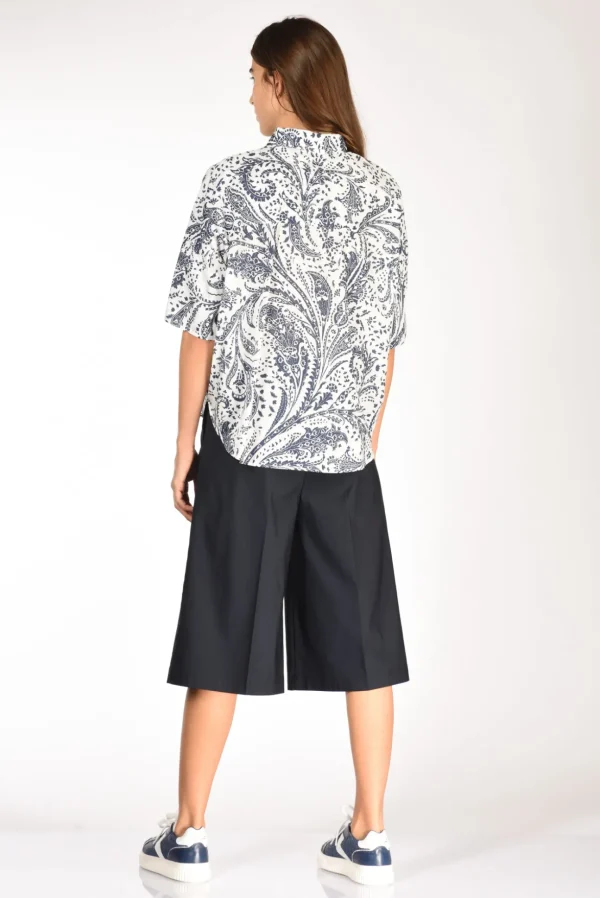 camicia bianca bianco/blu