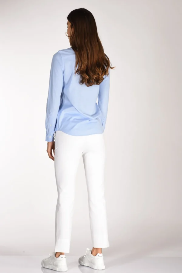 camicia colletto azzurro