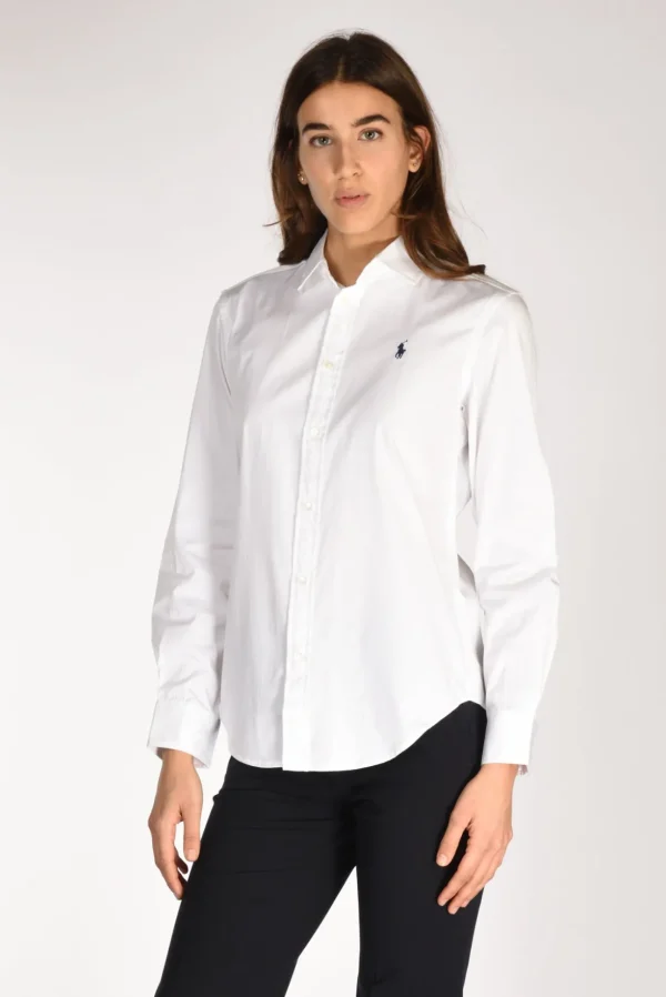 camicia colletto bianco