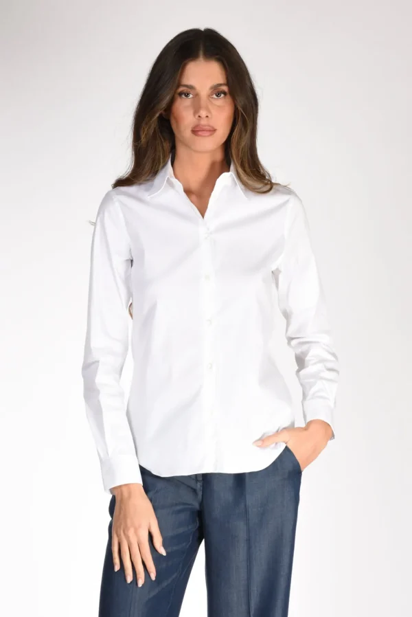camicia colletto bianco