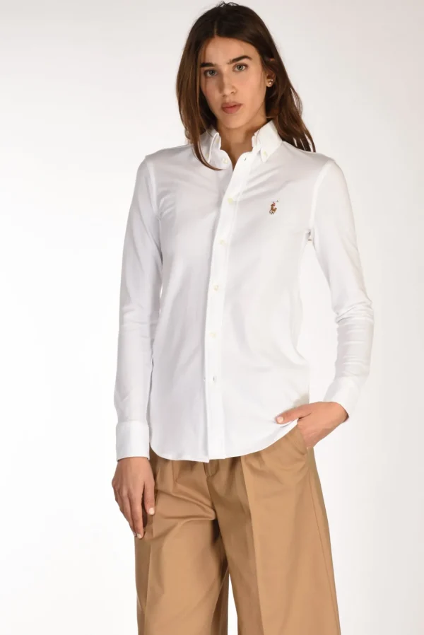 camicia colletto bianco
