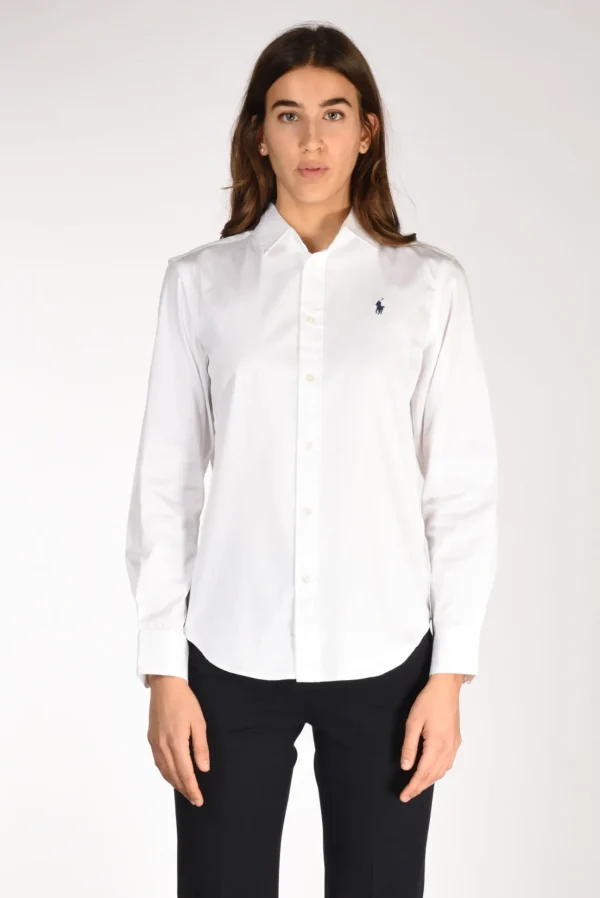 camicia colletto bianco