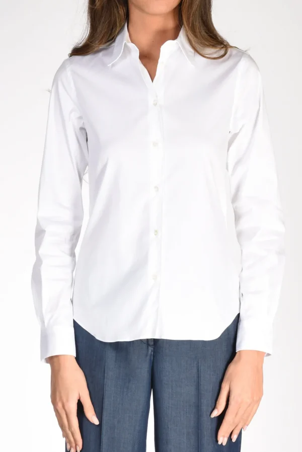 camicia colletto bianco