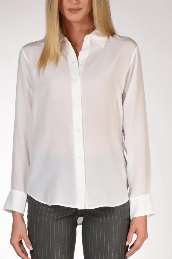 camicia colletto bianco
