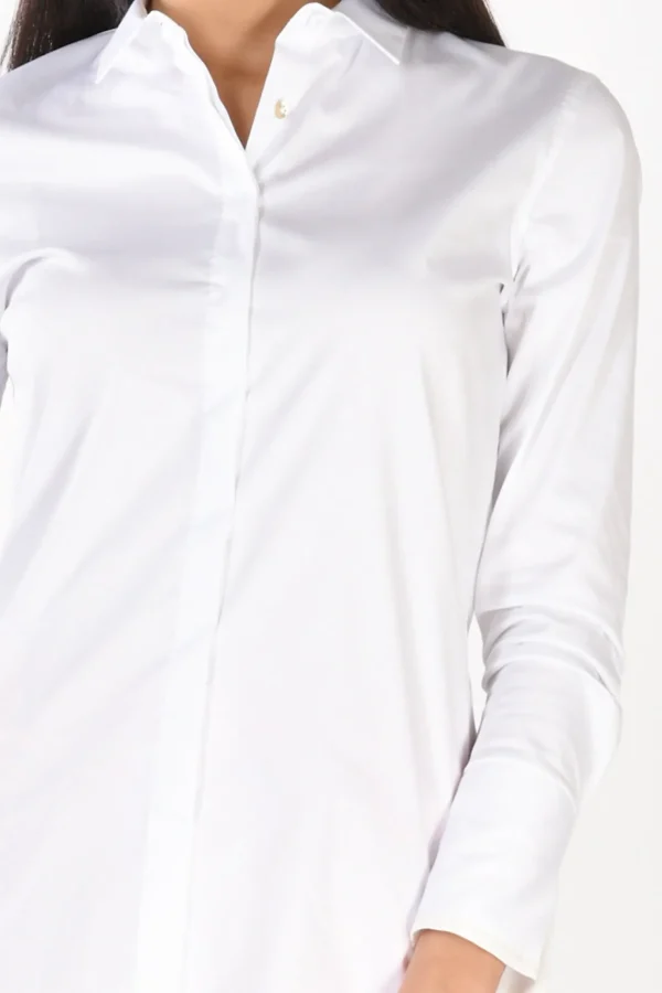 camicia colletto bianco