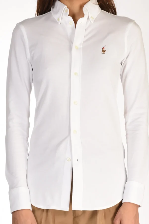 camicia colletto bianco