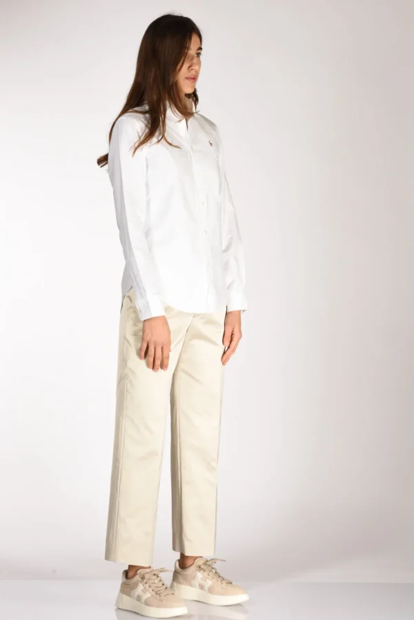 camicia colletto bianco