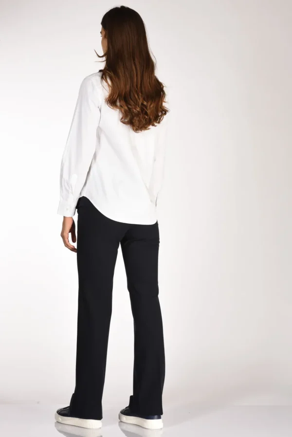 camicia colletto bianco