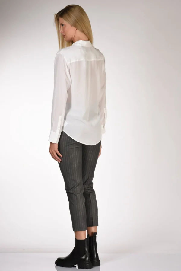 camicia colletto bianco
