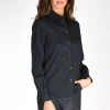 camicia colletto blu