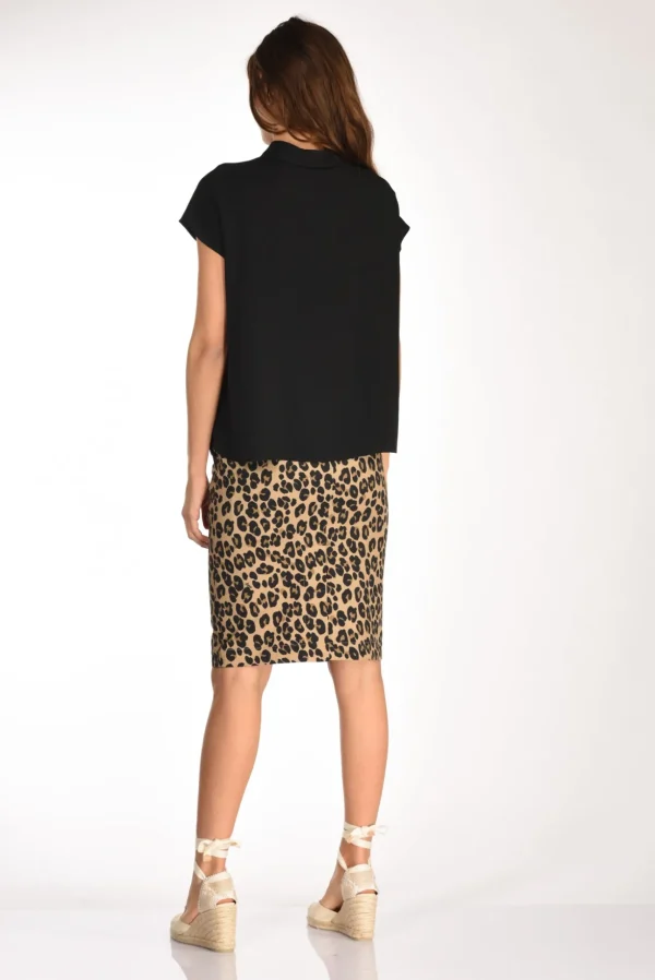 camicia crepe nero