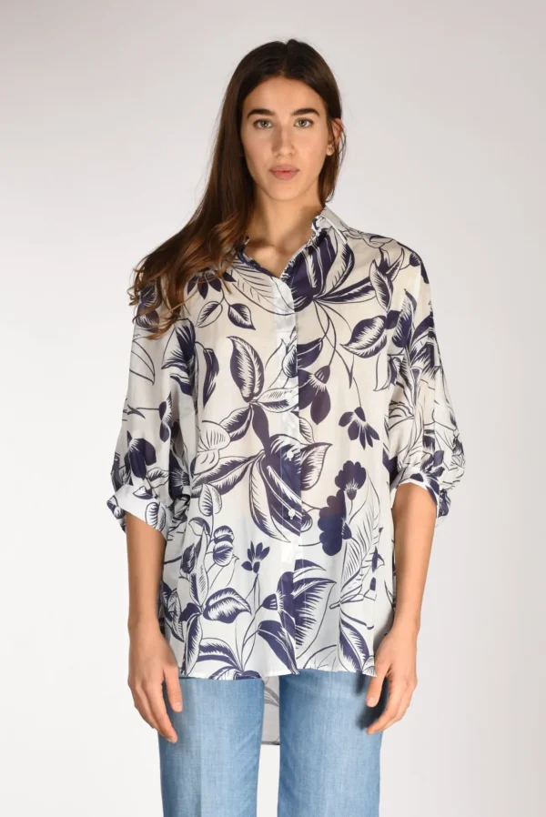 camicia giselle bianco/blu