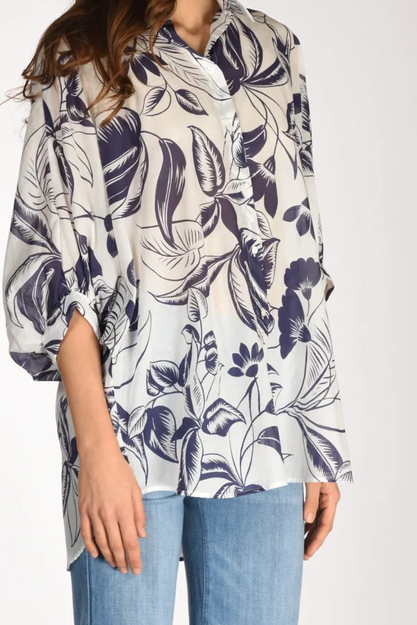 camicia giselle bianco/blu