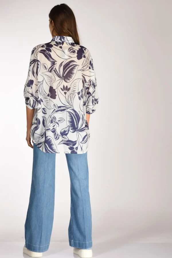 camicia giselle bianco/blu
