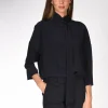 camicia scialle blu