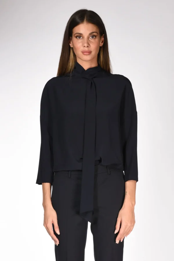 camicia scialle blu