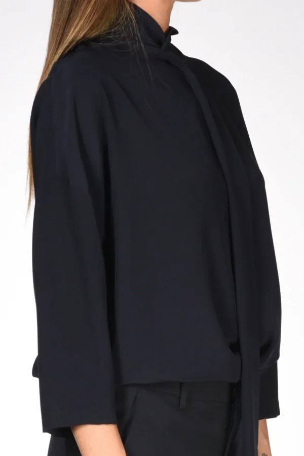 camicia scialle blu