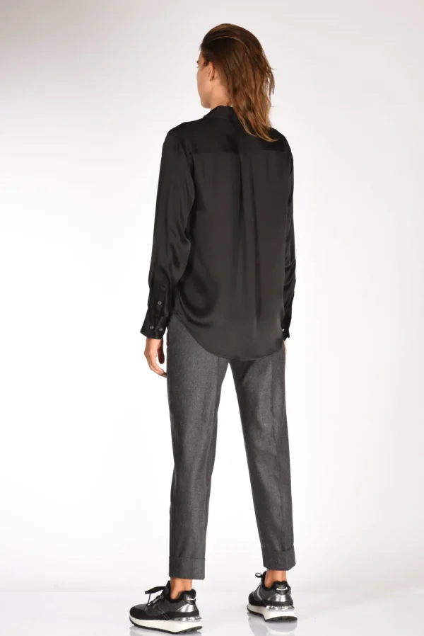 camicia tasche nero