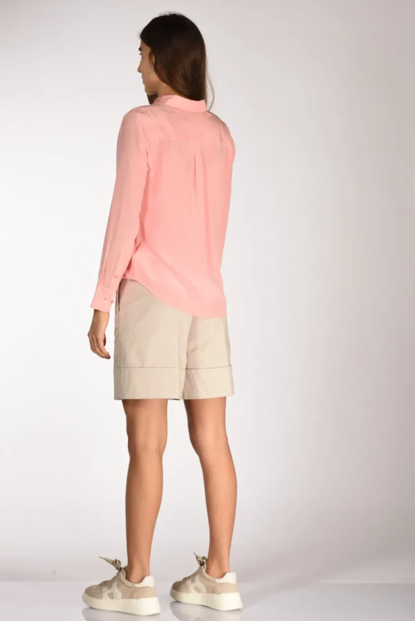 camicia tasche rosa