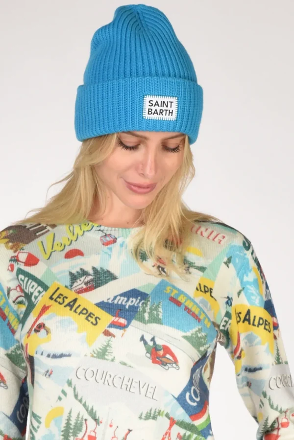 cappello berry w azzurro