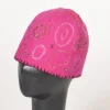 cappello decorato fucsia