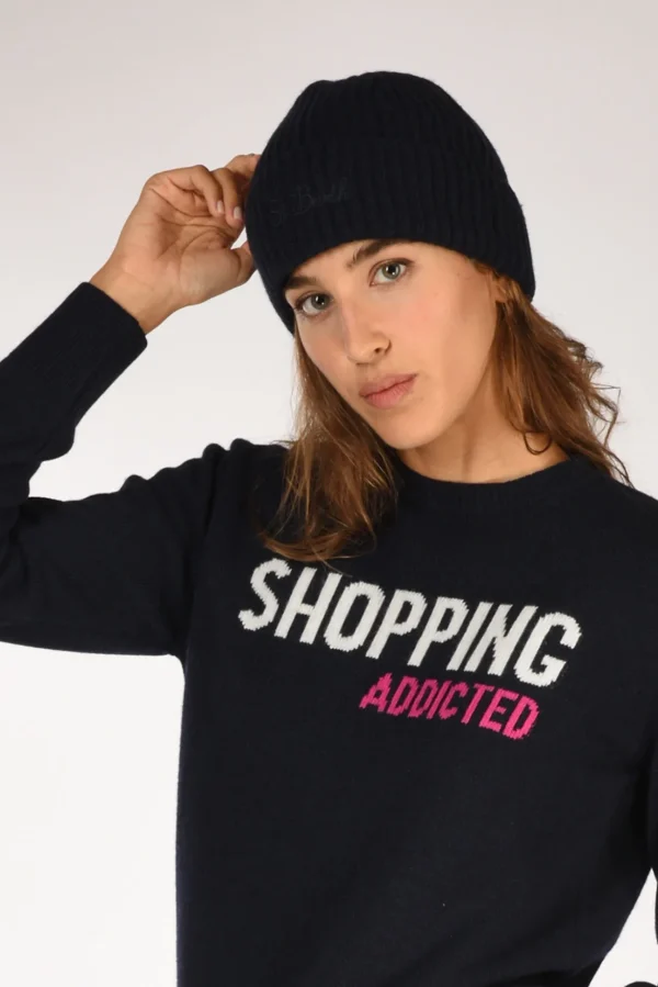 cappello moss blu