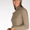 cappello treccia marrone chiaro