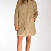 cappotto colletto beige melange