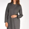 cappotto maglia grigio