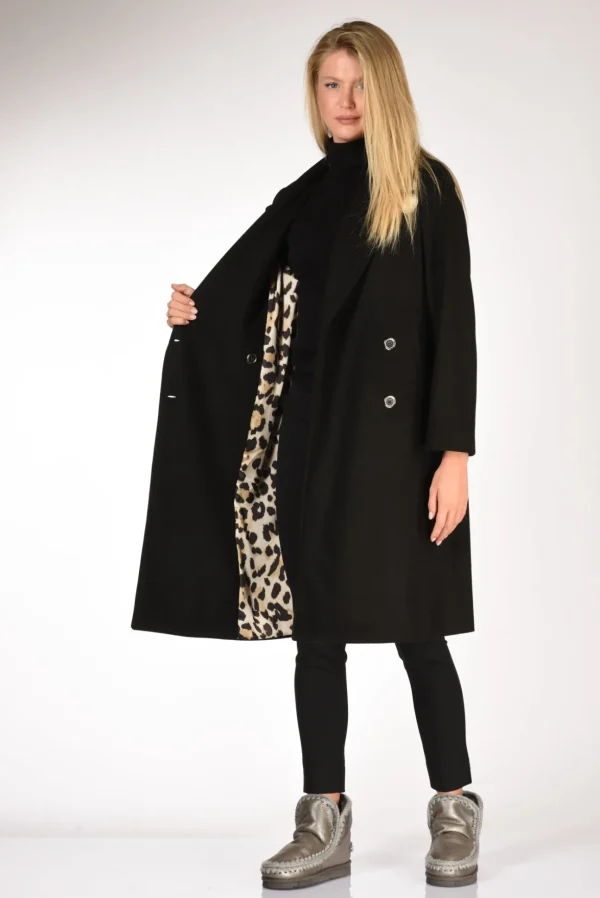 cappotto orsetti nero