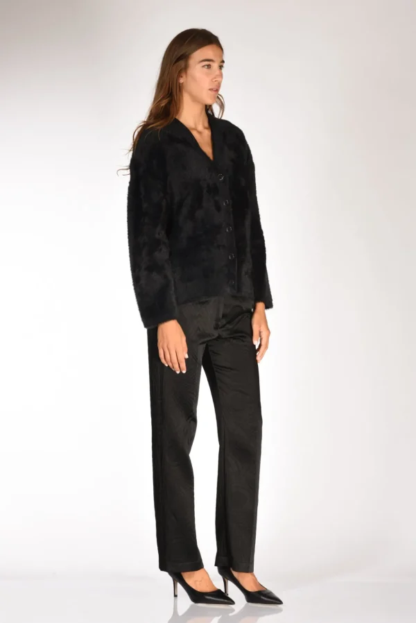 cardigan ecofur nero