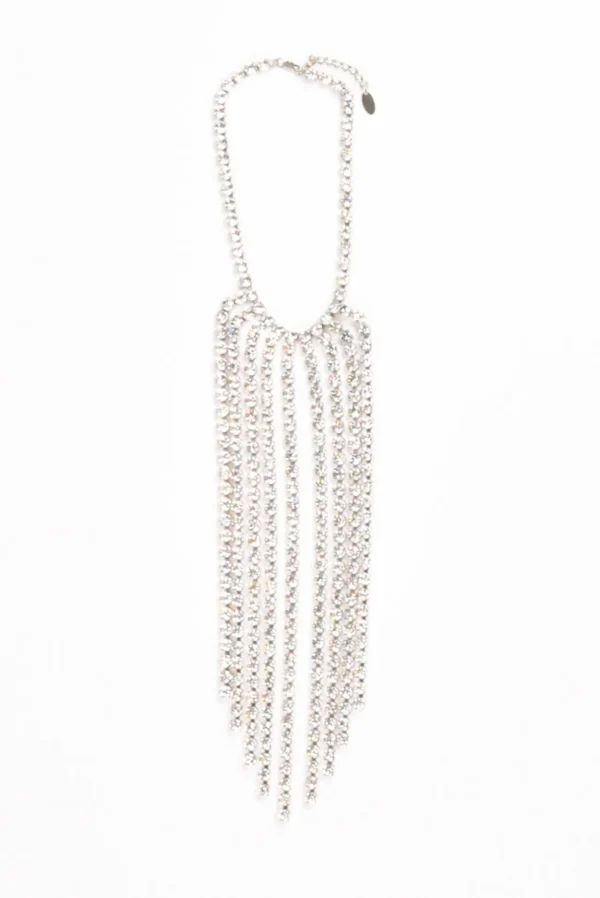 collana con pietre argento