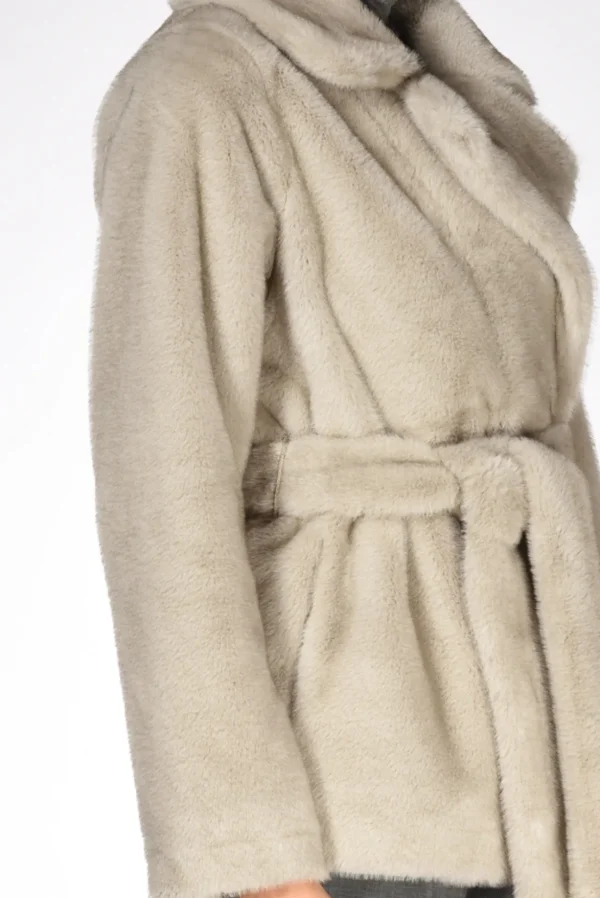 ecopelliccia grigio