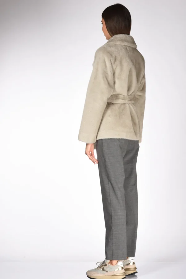 ecopelliccia grigio