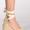 espadrillas zeppa beige chiaro/beige