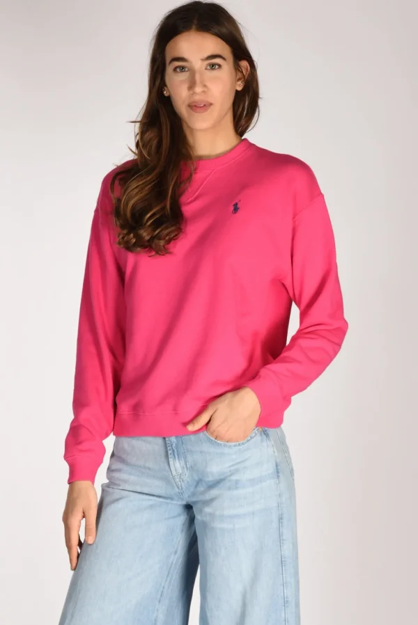 felpa giro. fucsia