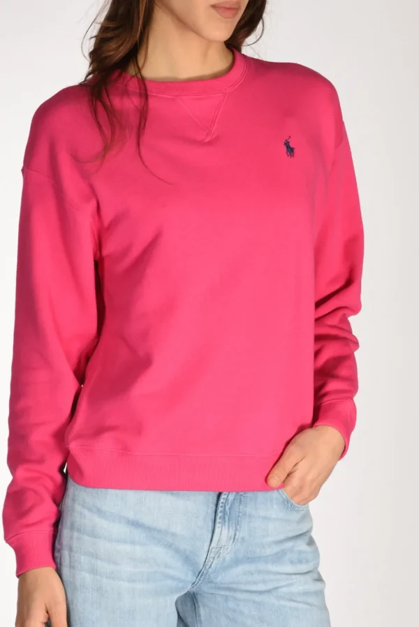 felpa giro. fucsia