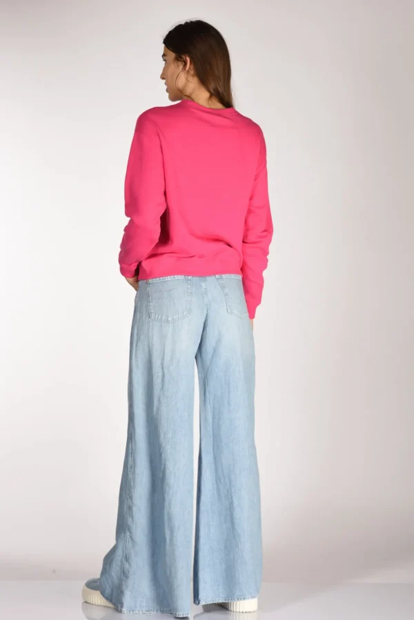 felpa giro. fucsia