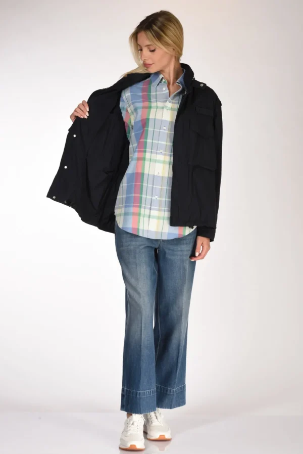field jacket blu