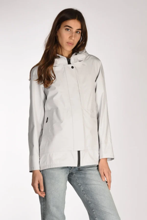 giacca goretex grigio chiarissimo