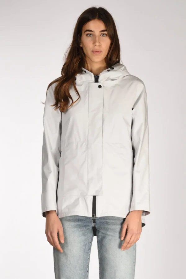 giacca goretex grigio chiarissimo