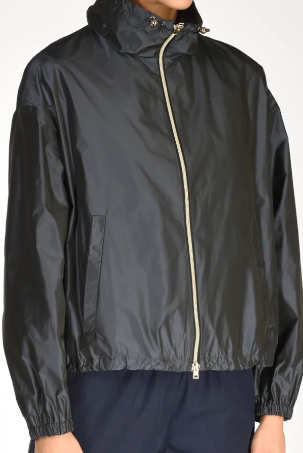 giacca taffeta blu