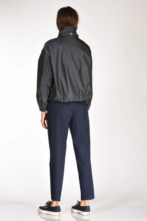 giacca taffeta blu