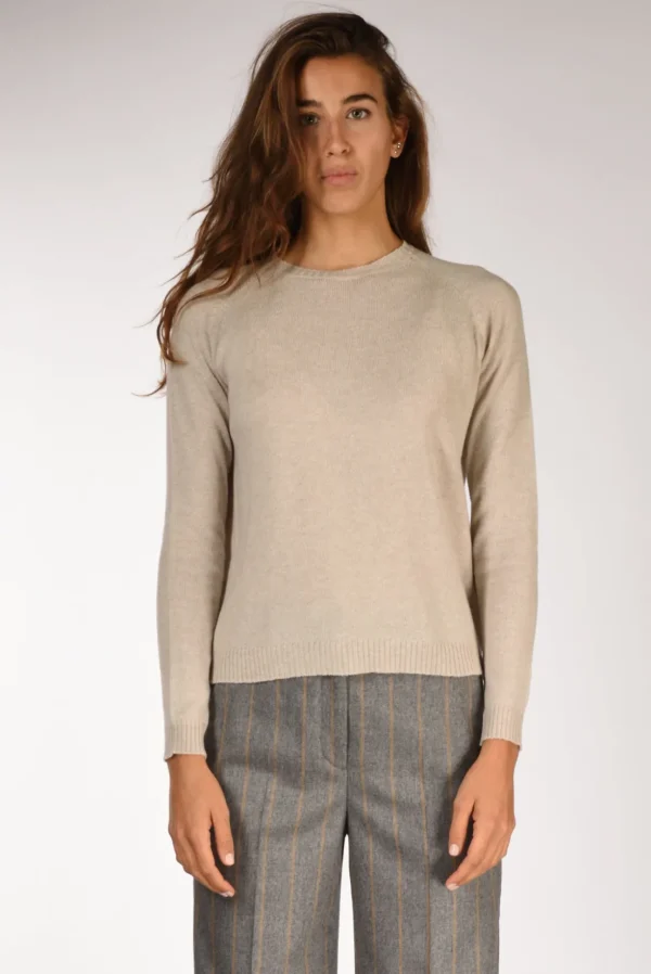girocollo beige chiaro