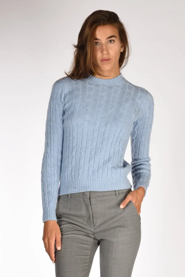 girocollo treccia azzurro